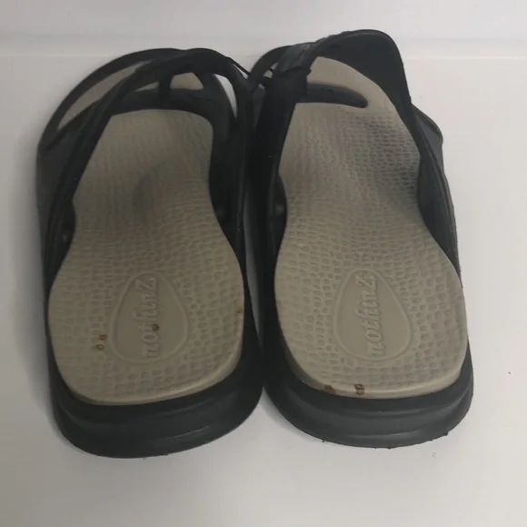 nothinZ Black Comfort Sandals UNISEX - Picture 4 of 7